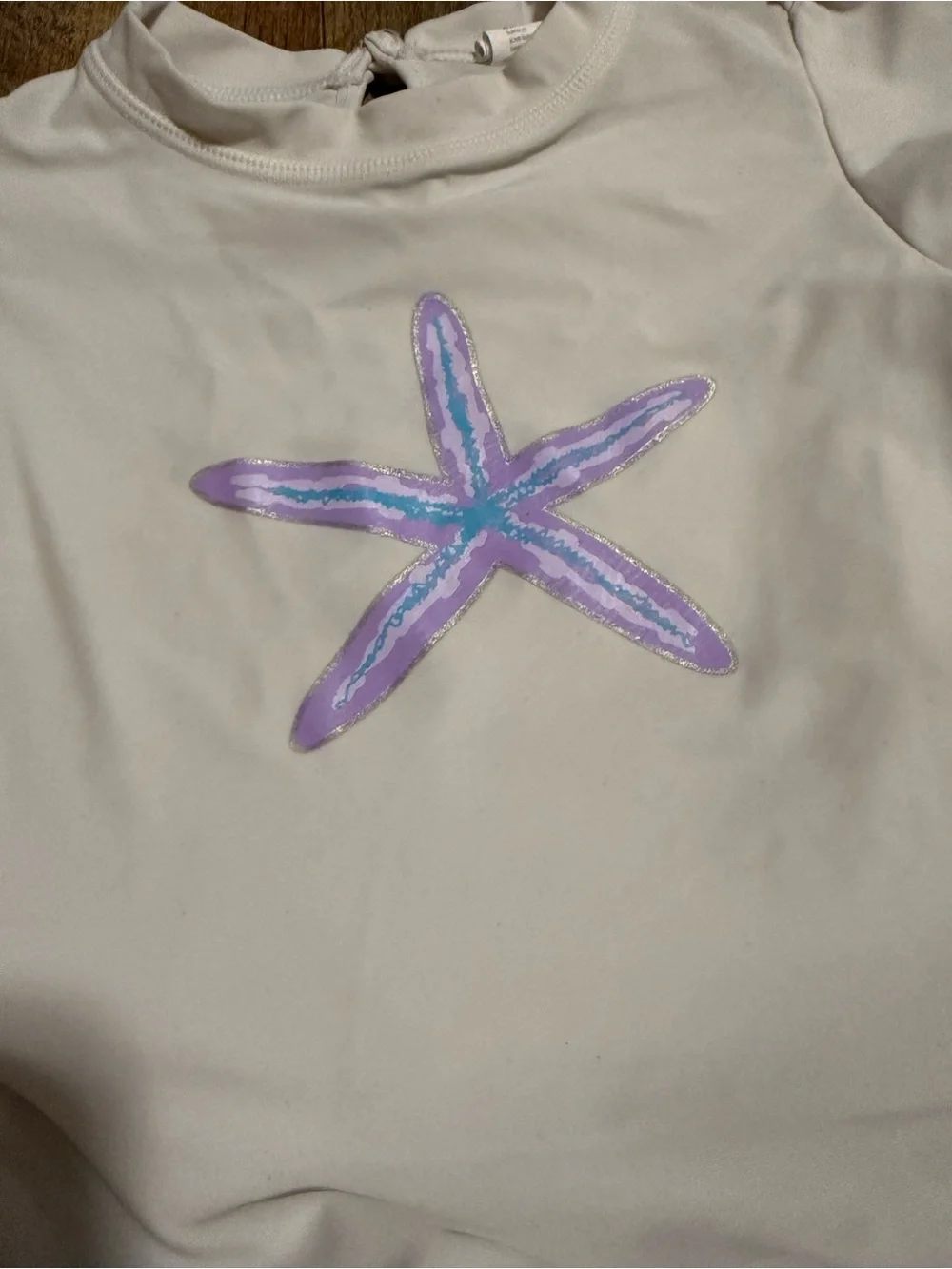 Snapperrock 18-24 months Long Sleeve Rash Guard Set with Starfish Print